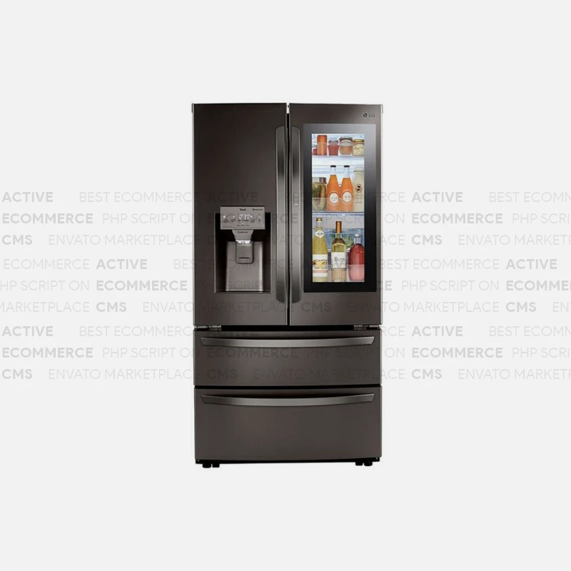 LG - 27 Cu. Ft. Side-by-Side Smart Refrigerator with Craft Ice